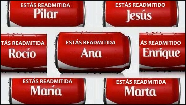 20140612 Coca Cola - Estas readmitida